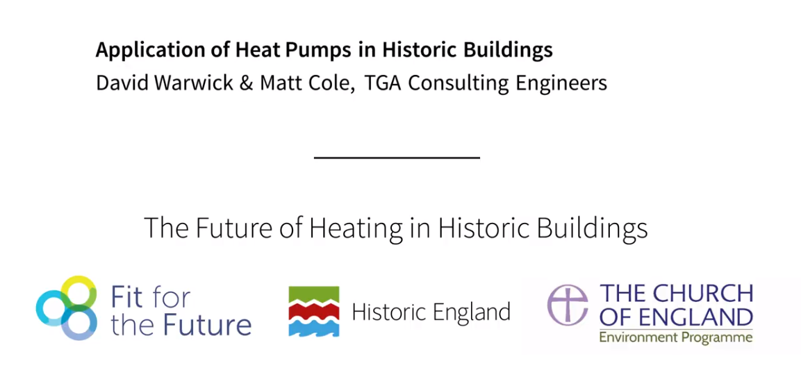 The Future of Heating in Historic Buildings Conference 2022 portfolio